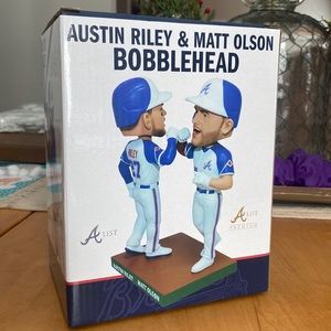 New Matt Olsen/Austin Riley A List bobblehead Atlanta Braves